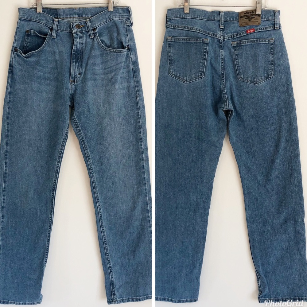 Wrangler Straight Leg Relaxed Fit Jeans, 30 x 32